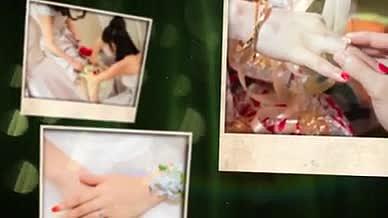 记录幸福的婚礼时刻婚庆电子相册AE模板视频的预览图